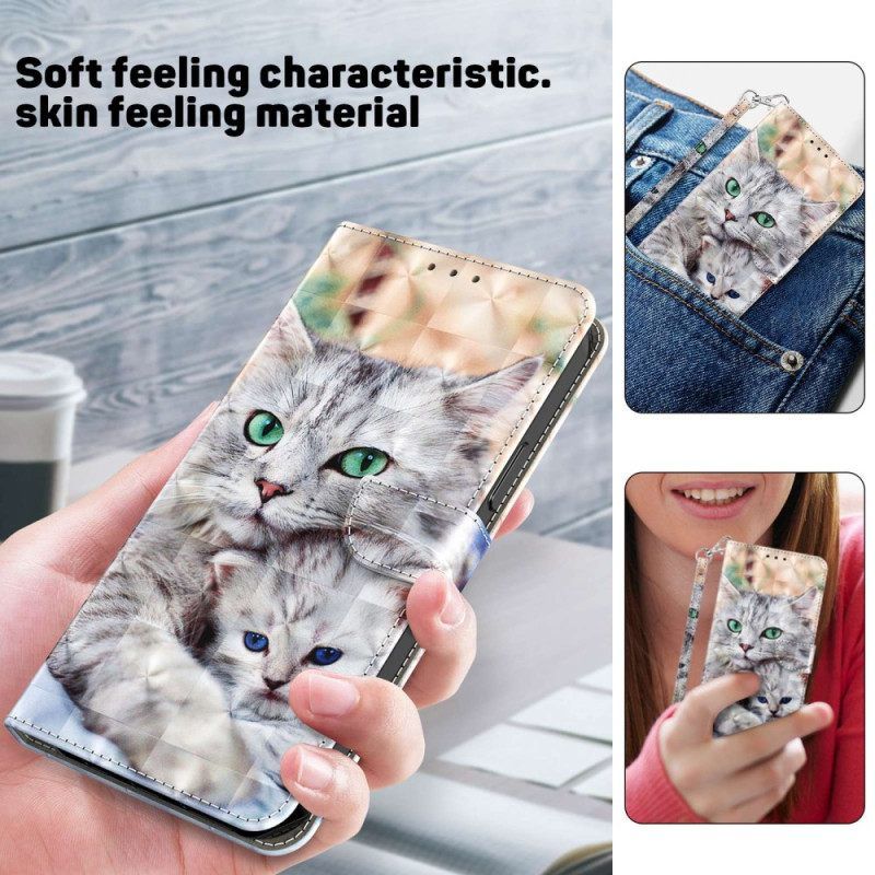 Κάλυμμα Samsung Galaxy S23 5G με κορδονι Thong Cats